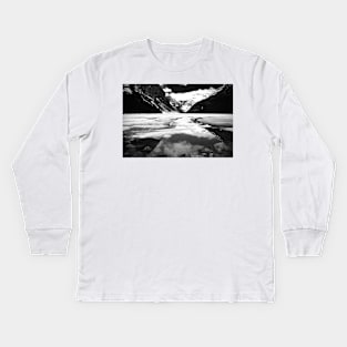 Lake Louise Victoria Glacier Alberta Canada Kids Long Sleeve T-Shirt